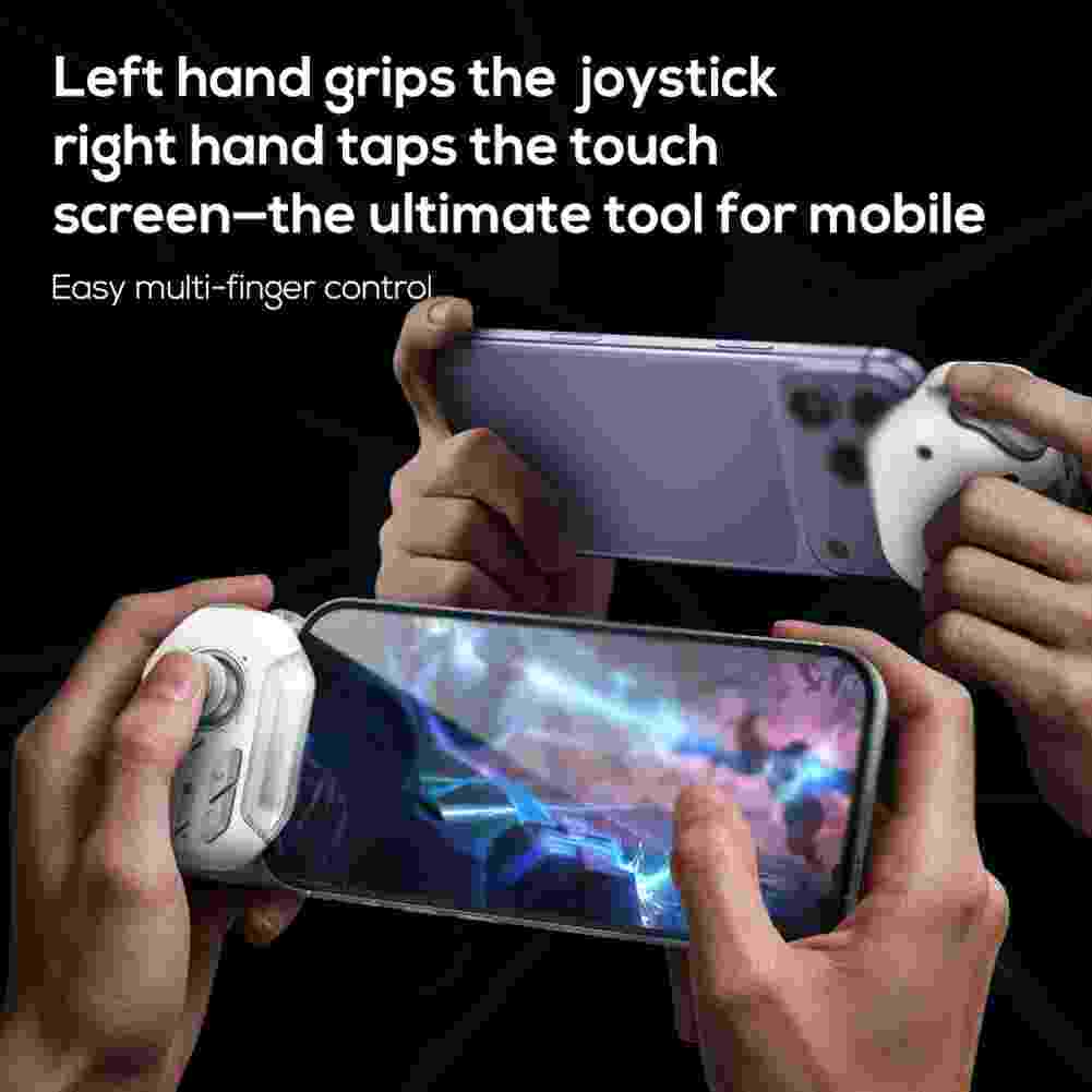 Gaming Accessories For Mobile - จอยสติ๊กเล่นเกมมือถือ MB07 พร้อมปุ่ม RGB แบบกำหนดเองและฟังก์ชันมาโคร คอนโทรลเลอร์เกมไร้สายสำหรับ