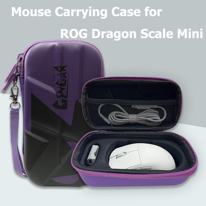 Gaming Accessories Asus - กล่องเก็บเมาส์แบบแข็ง ใช้ได้กับเมาส์ไร้สาย ASUS ROG Harpe/Keris Gaming,