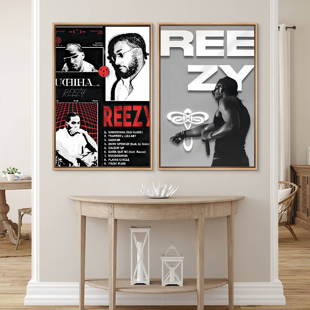 Gaming Accessories Bedroom - โปสเตอร์เพลงแร็ปเปอร์ R-Reezy สำหรับตกแต่งห้องนอน ห้องเกมเมอร์ ร้านอาหาร ของขวัญสุดเทรนดี้