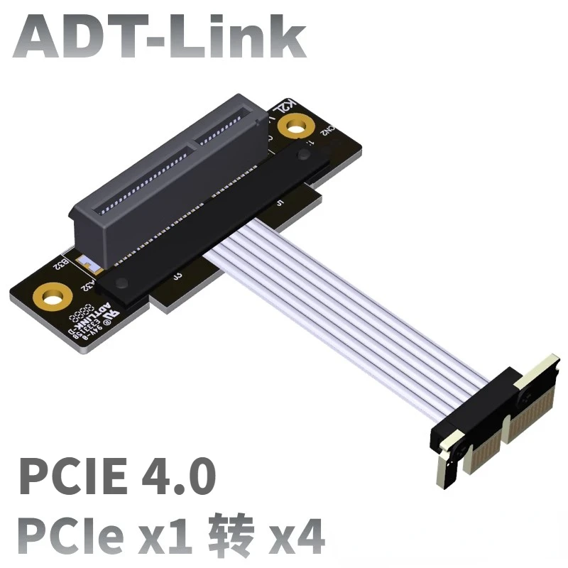 Pcie Extension Cable - สายต่อขยายการ์ดจอ ADT-Link PCI Express 4.0 X4