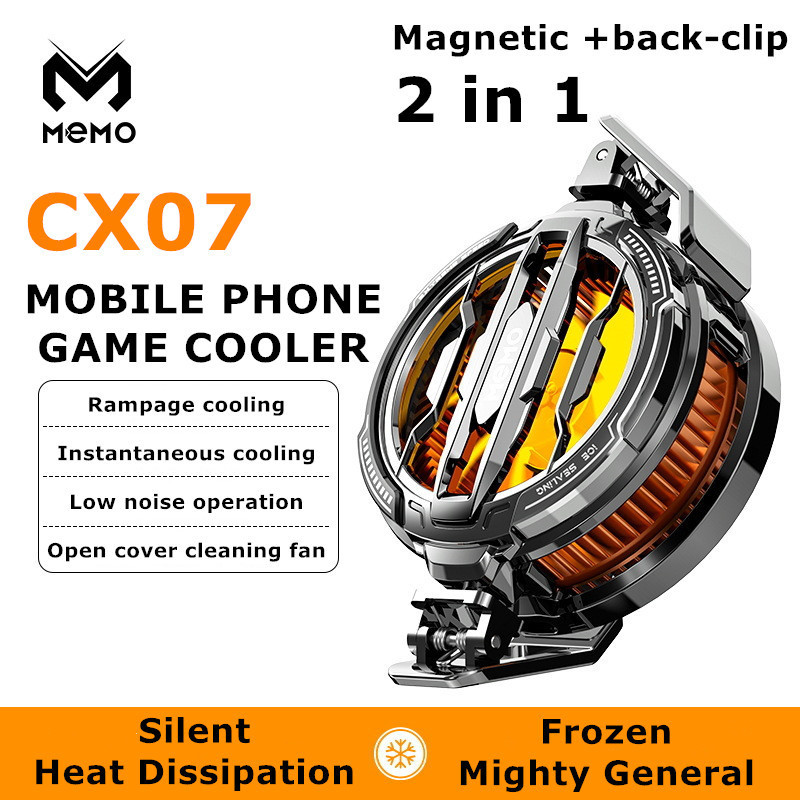 Gaming Accessories For Mobile - MEMO 2024 ใหม่แม่เหล็ก/คลิปด้านหลัง 2 IN 1