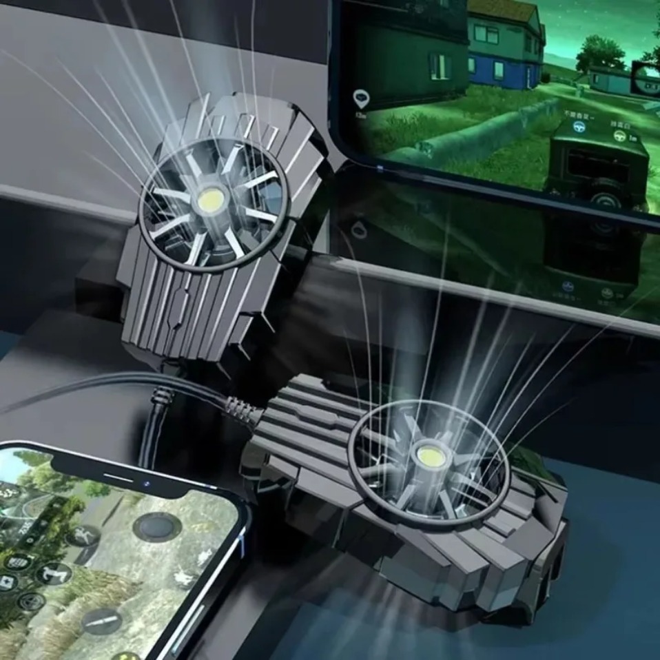 Gaming Accessories For Mobile - คลิปหนีบหลังแบบพกพา ระบบระบายความร้อนด้วยอากาศขนาดเล็ก สำหรับโทรศัพท์มือถือ iPhone 15 IOS