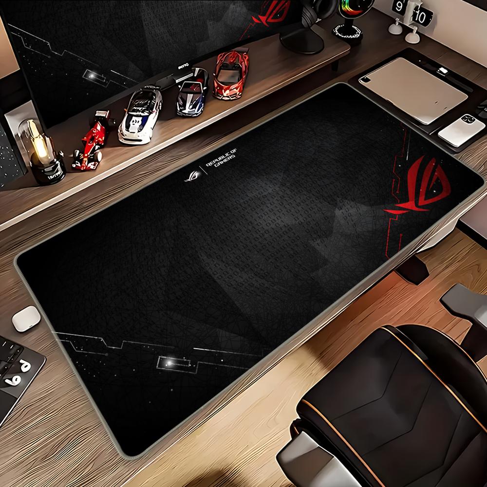 Gaming Accessories Asus - แผ่นรองเมาส์ Asus Rog ลายอนิเมะ แผ่นรองเมาส์สำหรับเล่นเกม แผ่นรองโต๊ะคอมพิวเตอร์