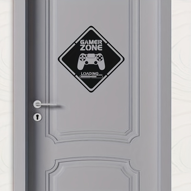 Gaming Accessories Bedroom - สติกเกอร์ไวนิลติดผนังสำหรับเกมเมอร์1ชิ้นสติกเกอร์ศิลปะติดผนังเกมควบคุมสำหรับห้องนั่งเล่นห้องนอนของตกแต่งบ้าน