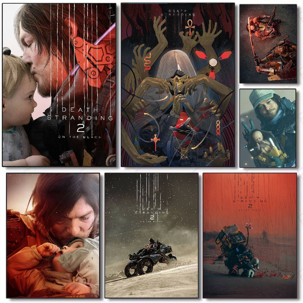 Gaming Accessories Bedroom - โปสเตอร์ภาพวาดเกมใหม่ Death Stranding 2 On the