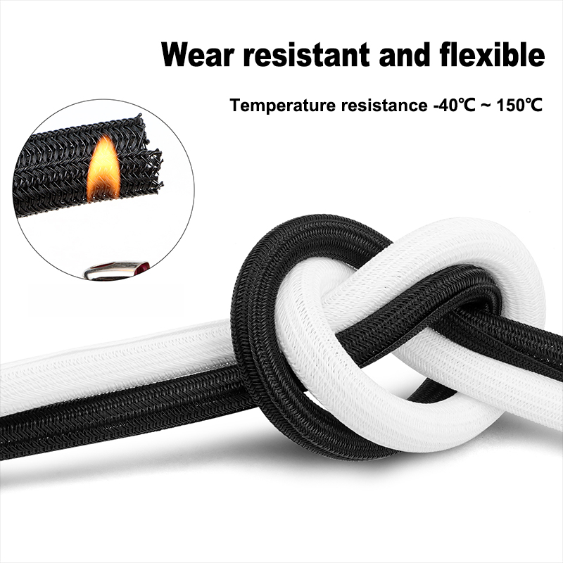 ปลอกสายถักแบบขยายได้ 7 สี ขนาด - Cable Sleeve Braided บทวิจารณ์และราคา