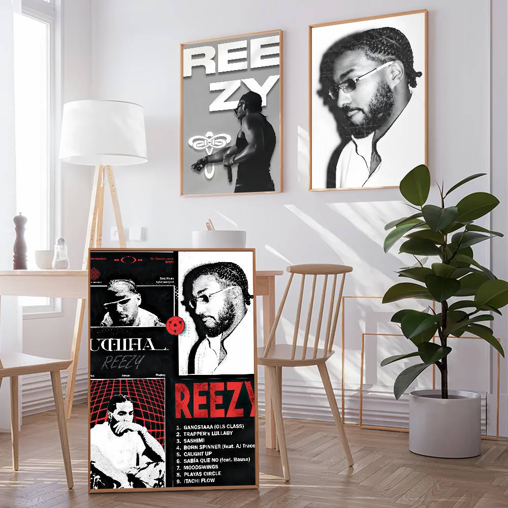โปสเตอร์เพลงแร็ปเปอร์ R-Reezy  - Gaming Accessories Bedroom บทวิจารณ์และราคา