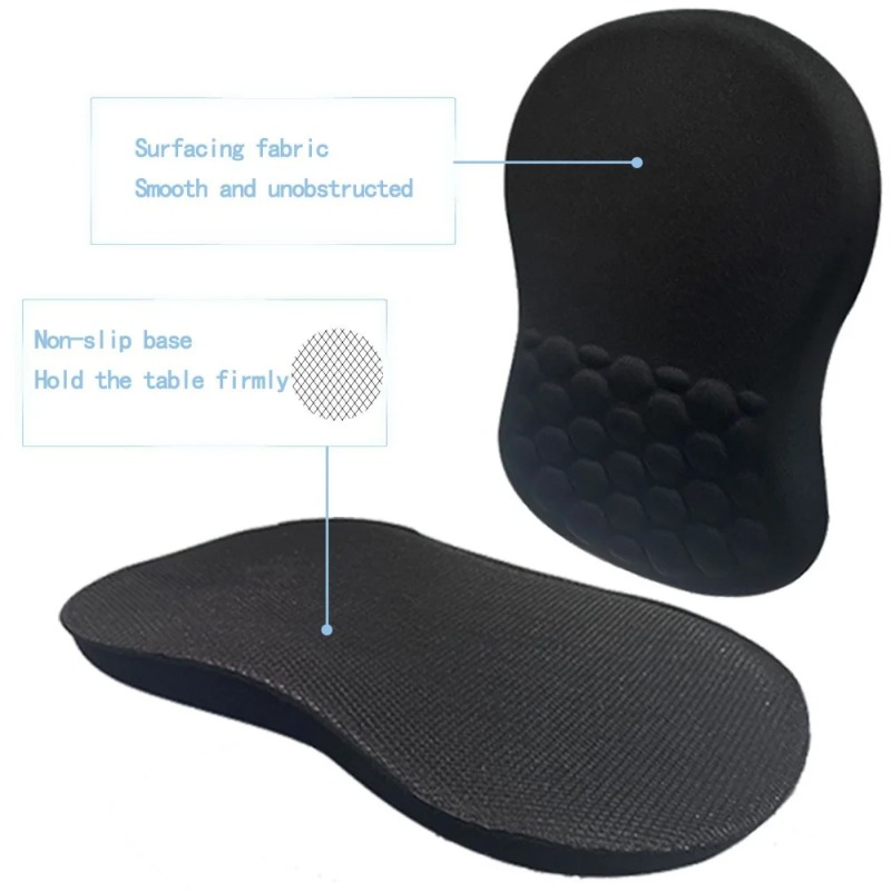 แผ่นรองเมาส์พร้อมที่รองข้อมือต - Wrist Rest Ergonomic บทวิจารณ์และราคา
