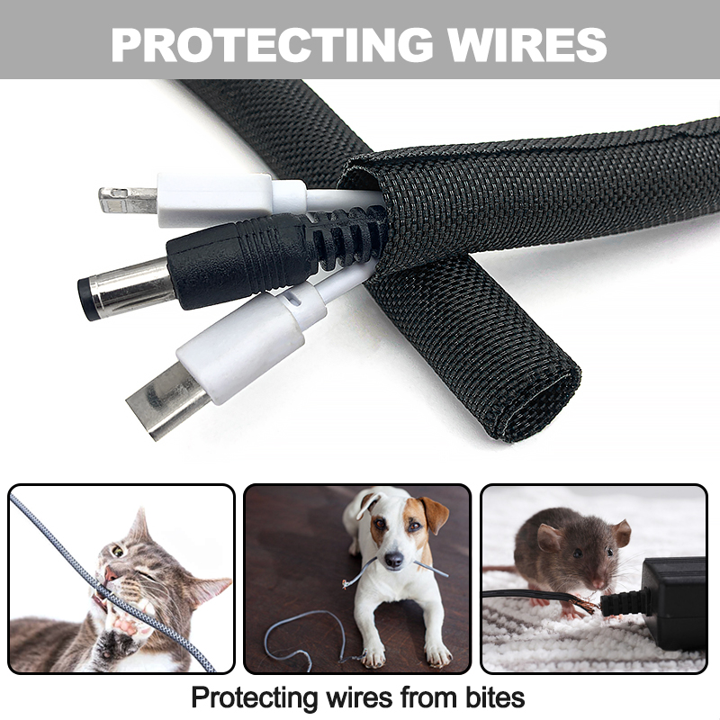 5/10M Self ปิด PET Braided Sle - Cable Sleeve Braided บทวิจารณ์และราคา