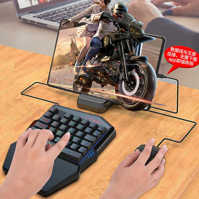 คีย์บอร์ดมือเดียว TF900 T-WOLF - Gaming Accessories For Mobile บทวิจารณ์และราคา