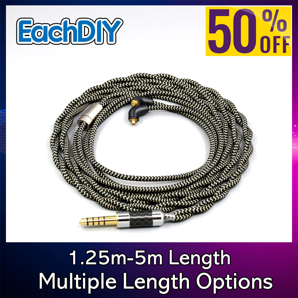 สายหูฟังแบบถัก 2 แกน ขนาด 2.8  - Cable Sleeve Braided บทวิจารณ์และราคา