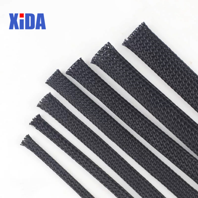 5/10M สีดําฉนวน Braid Sleeving - Cable Sleeve Braided บทวิจารณ์และราคา