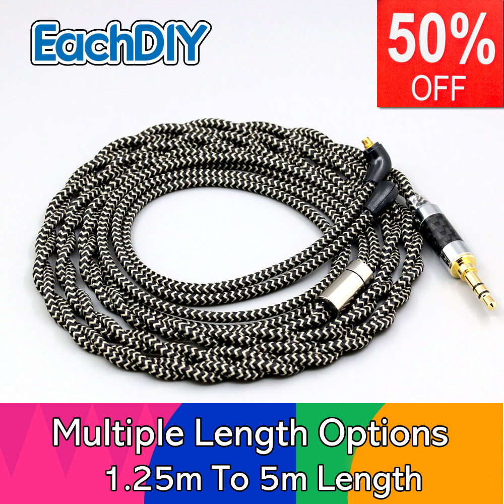 2 Core 2.8Mm Litz OFC หูฟัง Sh - Cable Sleeve Braided บทวิจารณ์และราคา