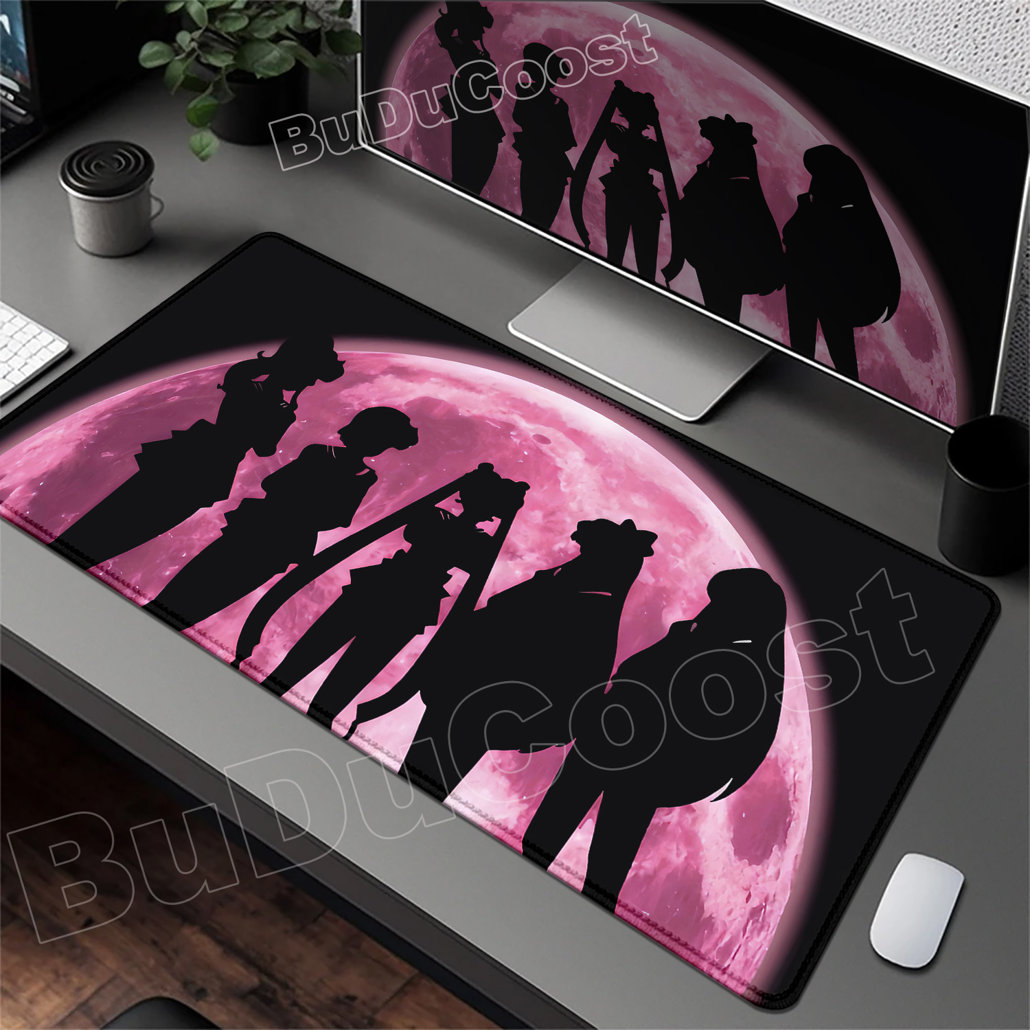 แผ่นรองเมาส์สีชมพูสวยๆ ลายอนิเ - Gaming Accessories Pink บทวิจารณ์และราคา