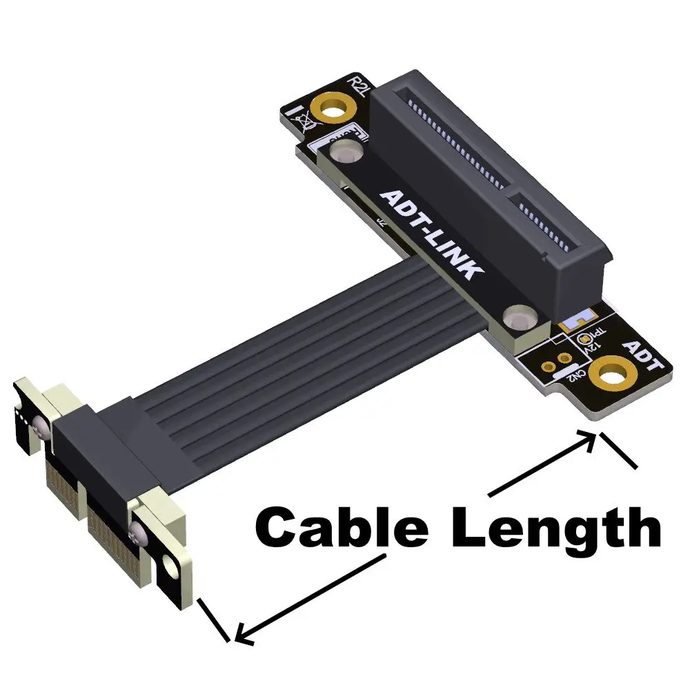 สายต่อขยายการ์ดจอ ADT-Link PCI - Pcie Extension Cable บทวิจารณ์และราคา