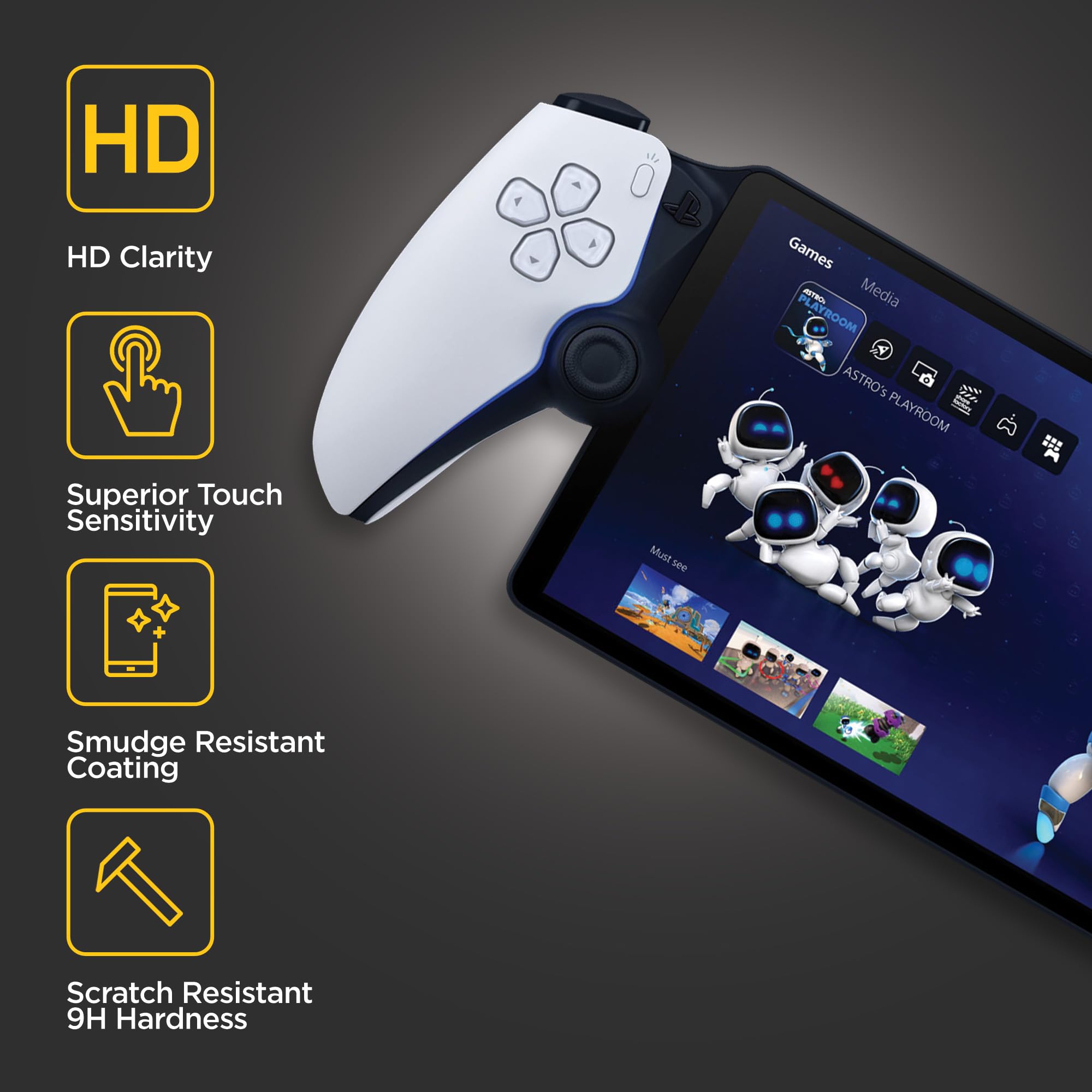 ป้องกันหน้าจอกระจกนิรภัยสําหรั - Gaming Accessories Console บทวิจารณ์และราคา