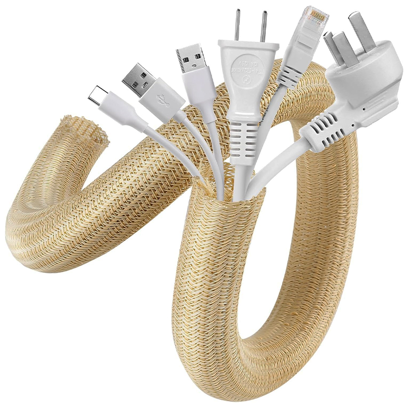 ปลอกสายไฟ PET สีไม้ ปิดผนึกเอง - Cable Sleeve Braided บทวิจารณ์และราคา
