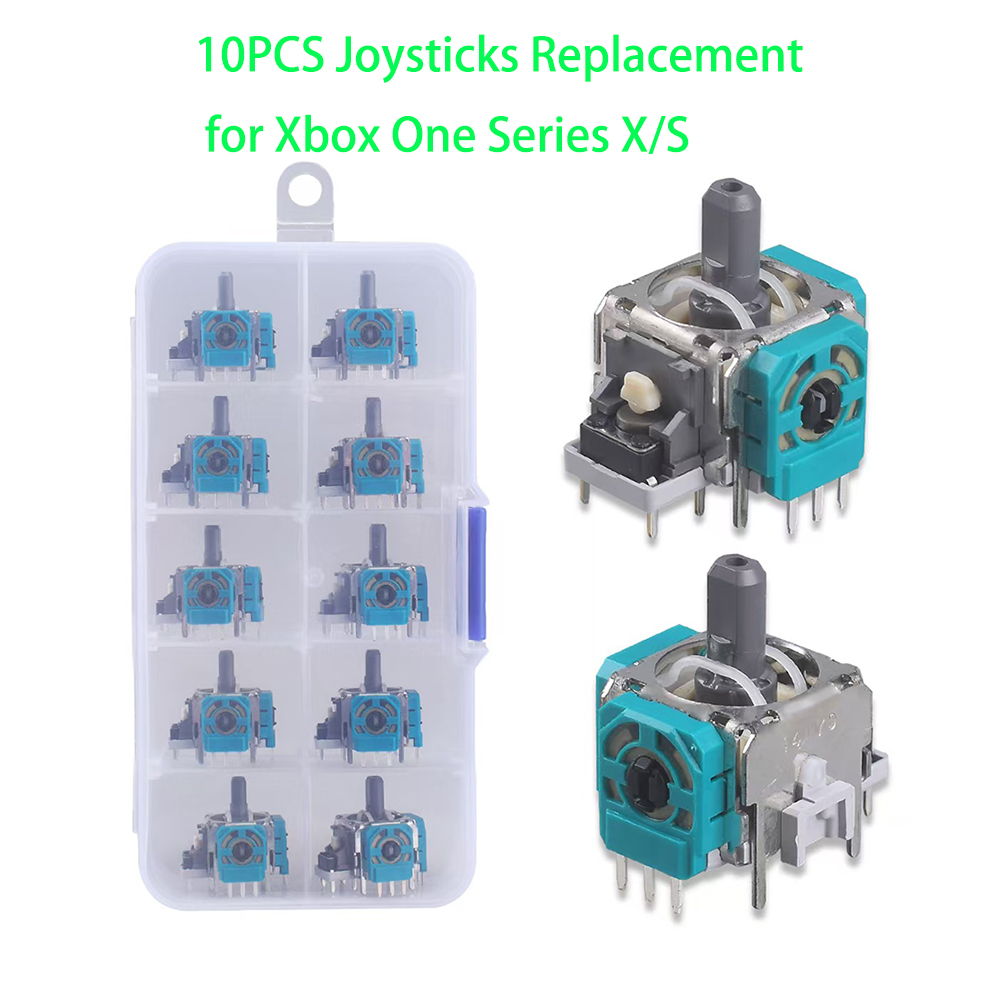 10pcs 3D Analog จอยสติ๊ก Thumb - Gaming Accessories For Xbox Series X บทวิจารณ์และราคา
