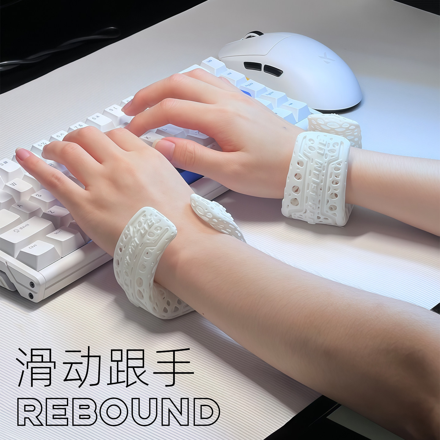ถาดวางมือแบบวงกลมที่พิมพ์ด้วยเ - Wrist Rest Ergonomic บทวิจารณ์และราคา