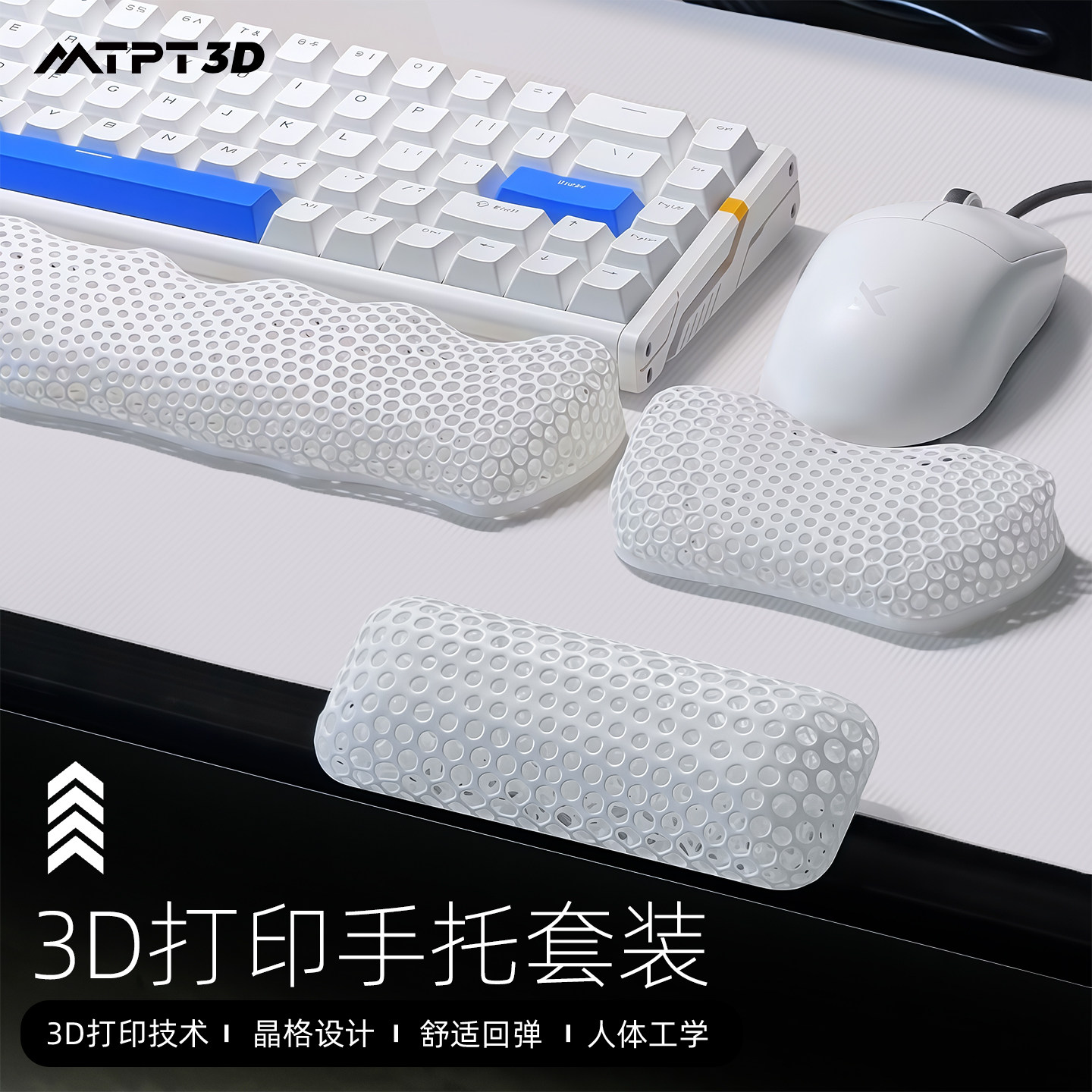 ถาดวางมือแบบวงกลมที่พิมพ์ด้วยเ - Wrist Rest Ergonomic บทวิจารณ์และราคา