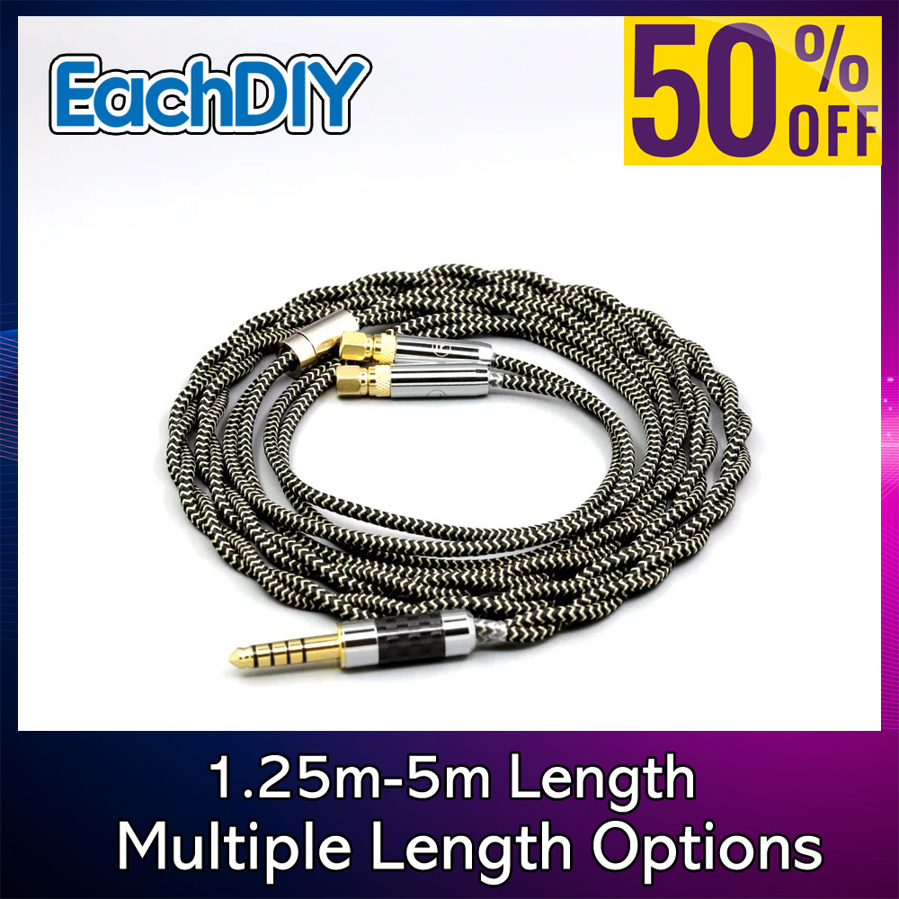 2 Core 2.8 มม.Litz OFC หูฟัง S - Cable Sleeve Braided บทวิจารณ์และราคา