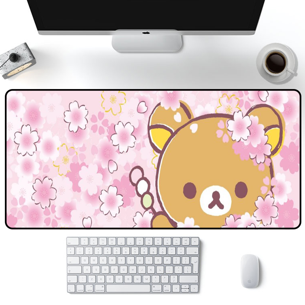 Korilakkuma เมาส์ Pad Xxl ดอกไ - Gaming Accessories Pink บทวิจารณ์และราคา