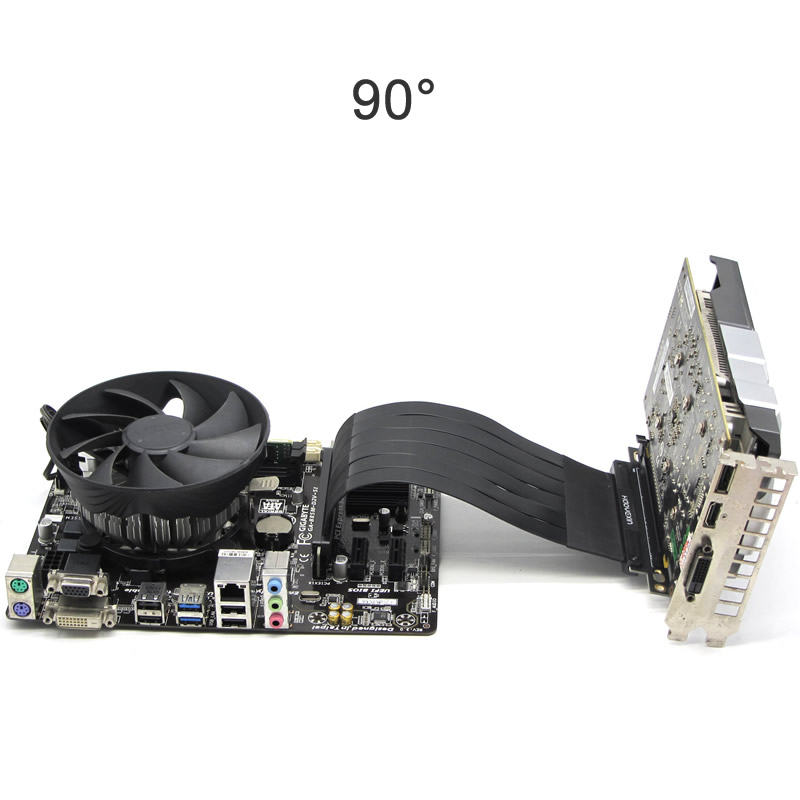 สายต่อ PCIe Riser สำหรับการ์ดจ - Pcie Extension Cable บทวิจารณ์และราคา