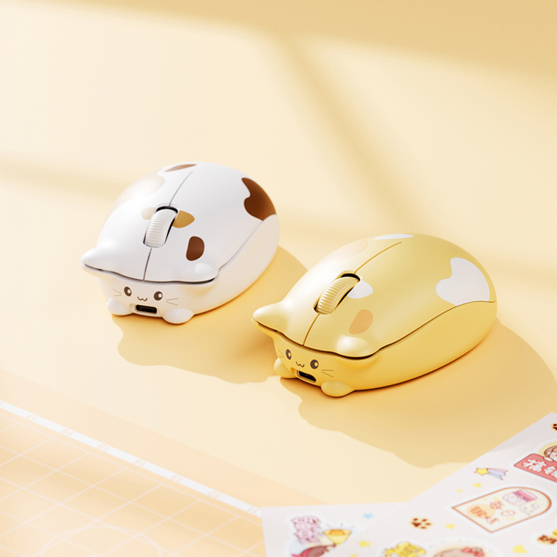เมาส์ไร้สาย INPHIC Kalo Cute C - Gaming Accessories Pink บทวิจารณ์และราคา