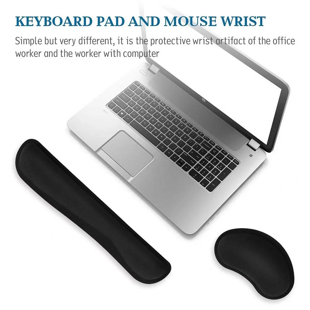 แผ่นรองเมาส์เมมโมรี่โฟมสำหรับค - Wrist Rest Ergonomic บทวิจารณ์และราคา