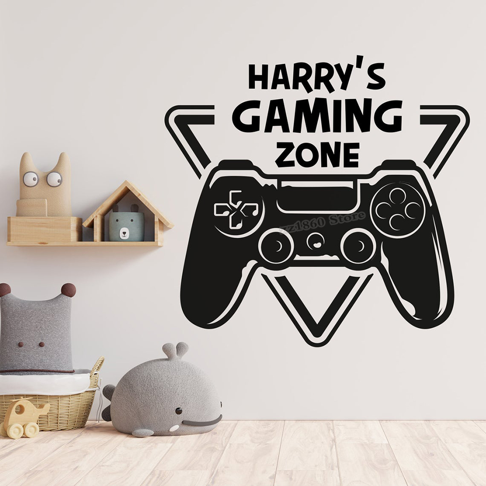 Custom ชื่อ Gaming Zone Wall D - Gaming Accessories Bedroom บทวิจารณ์และราคา