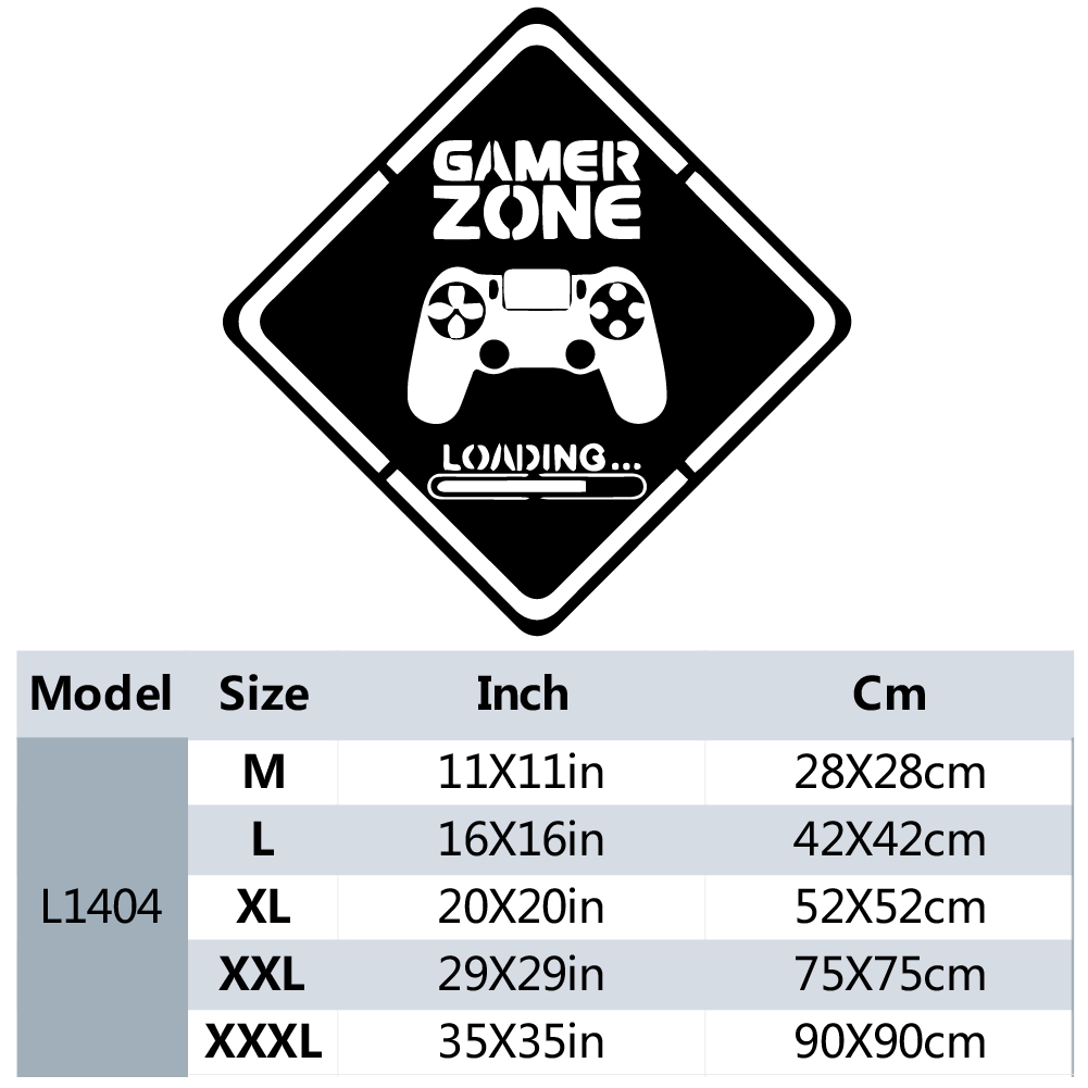 สติกเกอร์ไวนิลติดผนังสำหรับเกม - Gaming Accessories Bedroom บทวิจารณ์และราคา