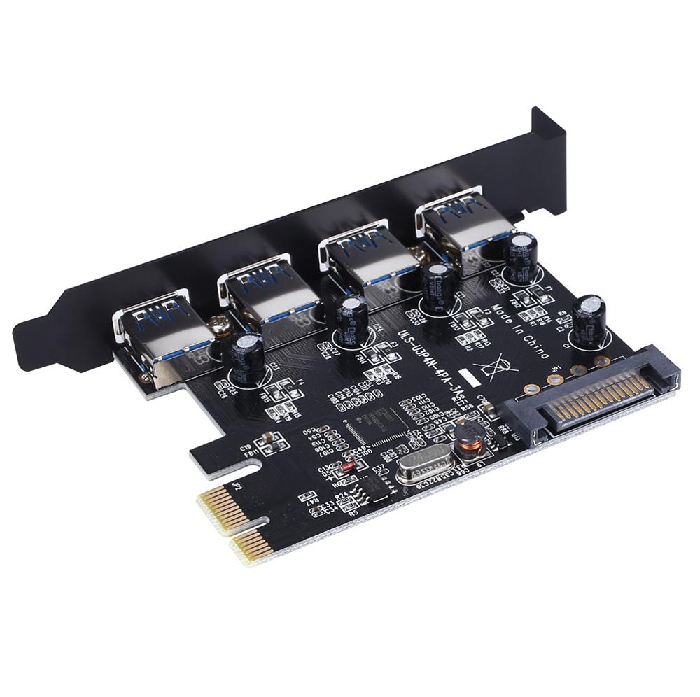 Pcie USB 3.0 HUB Adapter 4 Por - Pcie Extension Cable บทวิจารณ์และราคา