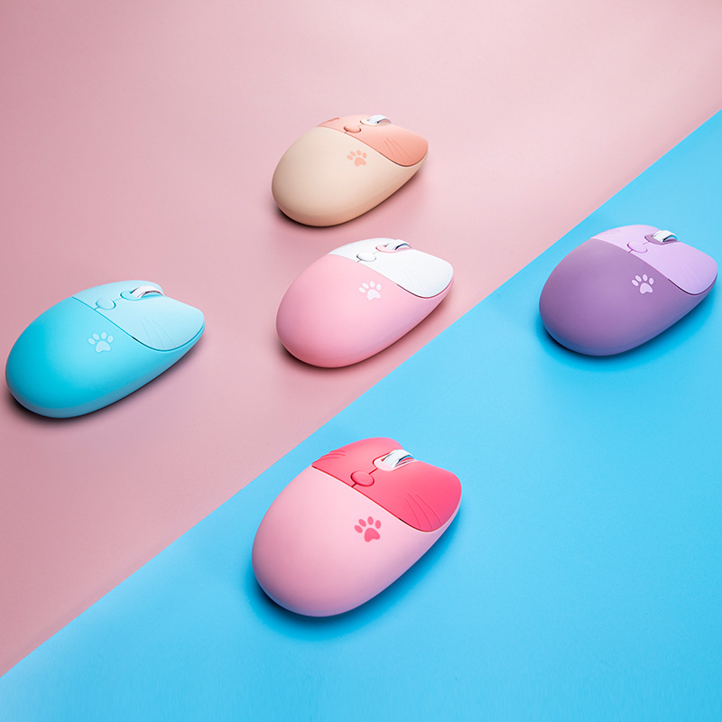 เมาส์ไร้สาย 2.4G ลายอุ้งเท้าแม - Gaming Accessories Pink บทวิจารณ์และราคา