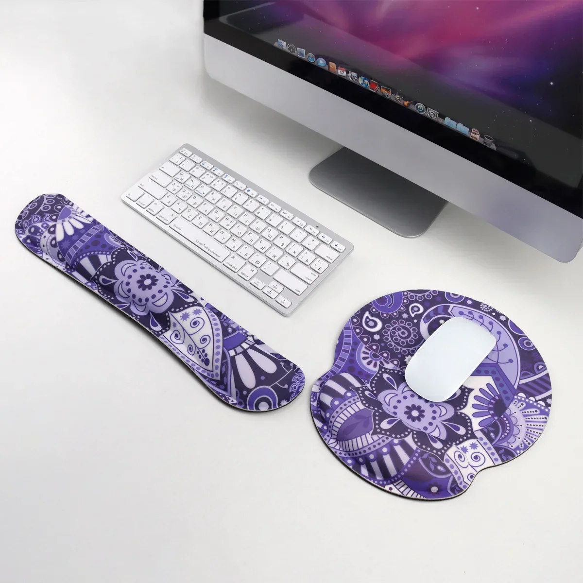 แผ่นรองเมาส์กันลื่นขนาดพกพาฐาน - Wrist Rest Ergonomic บทวิจารณ์และราคา