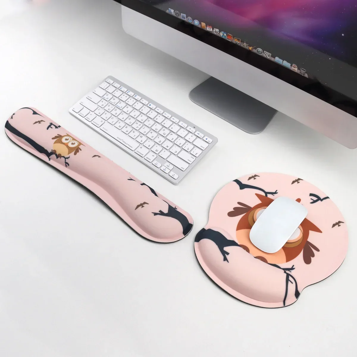แผ่นรองเมาส์กันลื่นขนาดพกพาฐาน - Wrist Rest Ergonomic บทวิจารณ์และราคา