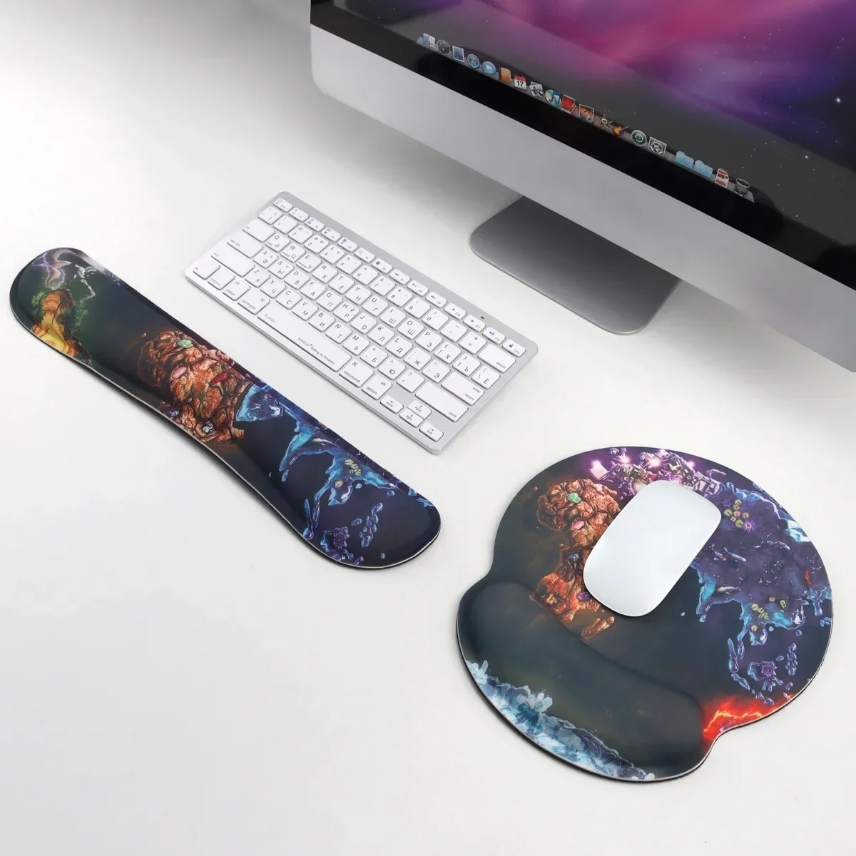 แผ่นรองเมาส์กันลื่นขนาดพกพาฐาน - Wrist Rest Ergonomic บทวิจารณ์และราคา