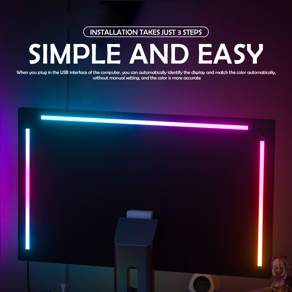 RGB Gaming ไฟ Strip Monitor จอ - Gaming Accessories Bedroom บทวิจารณ์และราคา