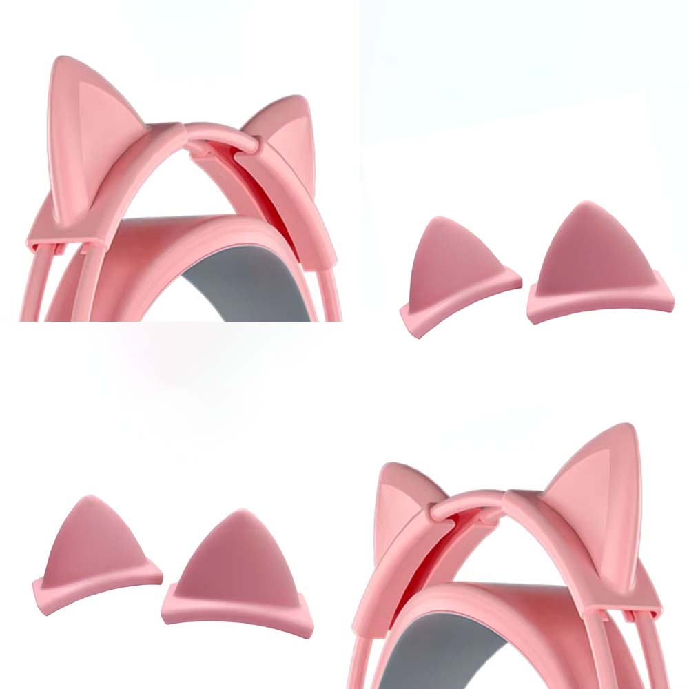 จี้ห้อยหูแมวซิลิโคนสีชมพูสำหรั - Gaming Accessories Pink บทวิจารณ์และราคา