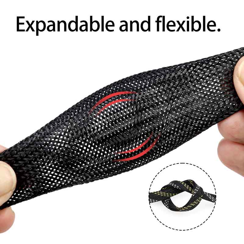 1-50 M PET ขยายสายถัก 2 มม.-30 - Cable Sleeve Braided บทวิจารณ์และราคา