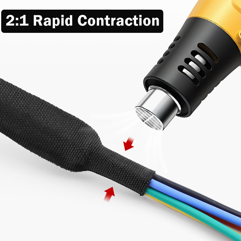 ปลอกสายเคเบิลถักหดความร้อน 4 ~ - Cable Sleeve Braided บทวิจารณ์และราคา