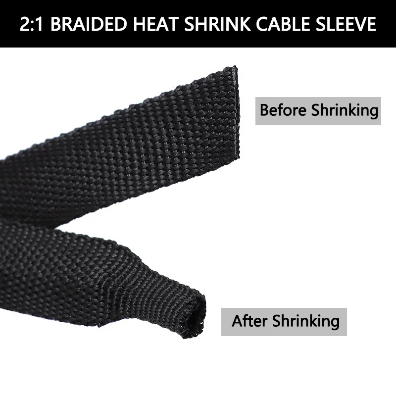 ปลอกสายเคเบิลถักหดความร้อน 4 ~ - Cable Sleeve Braided บทวิจารณ์และราคา